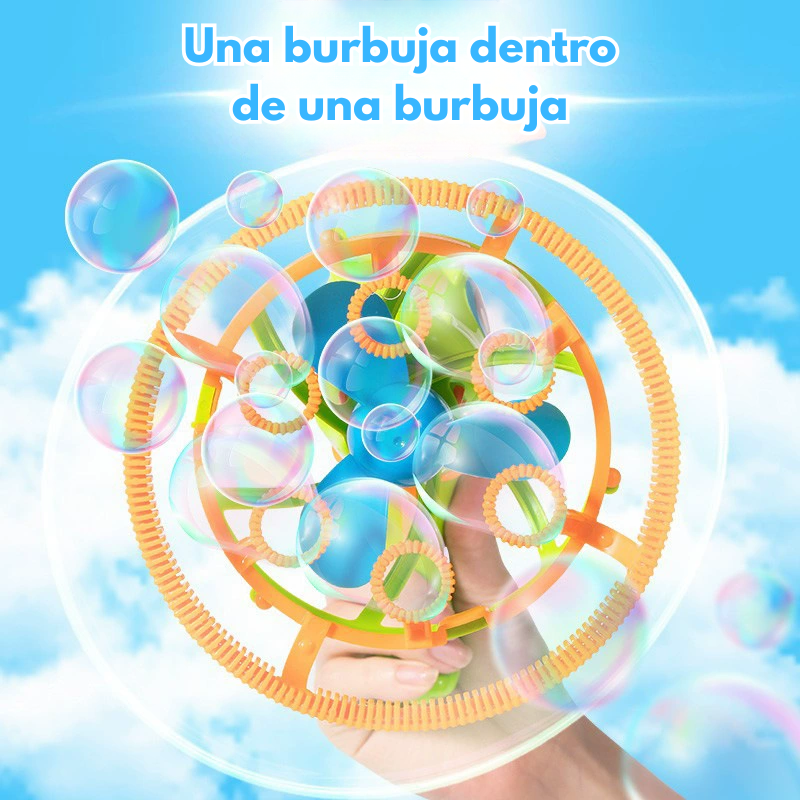 Pistola de Burbujas Dino para Niños