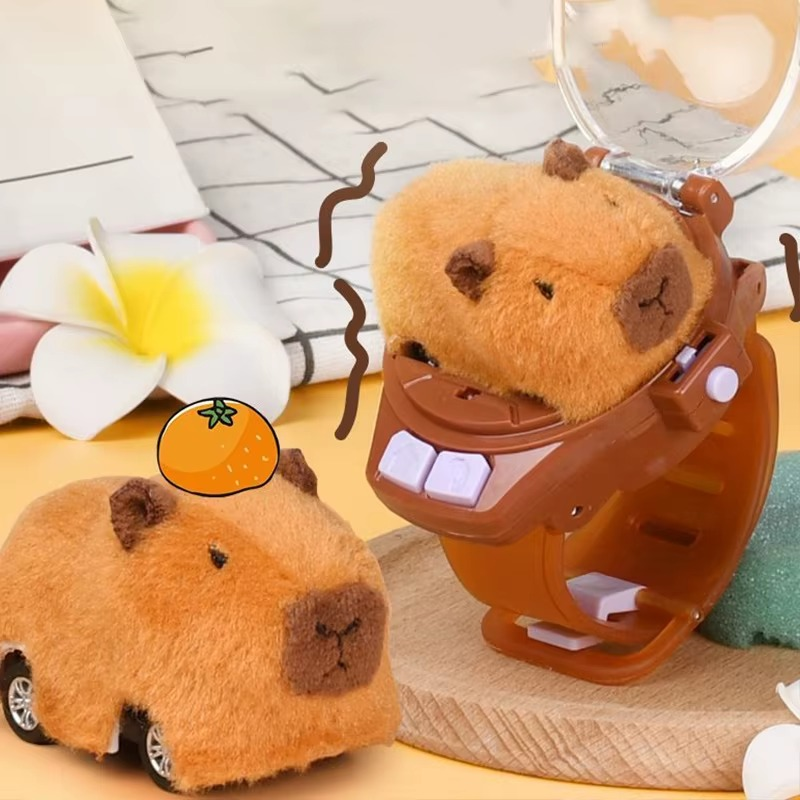 Reloj Coche Capibara con Control Remoto