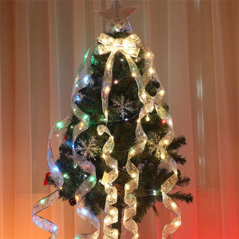 Cinta de Navidad con Luces LED