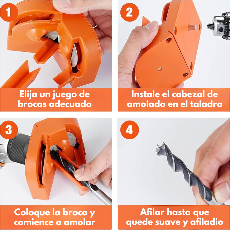Afilador de Brocas Multiusos para Taladro