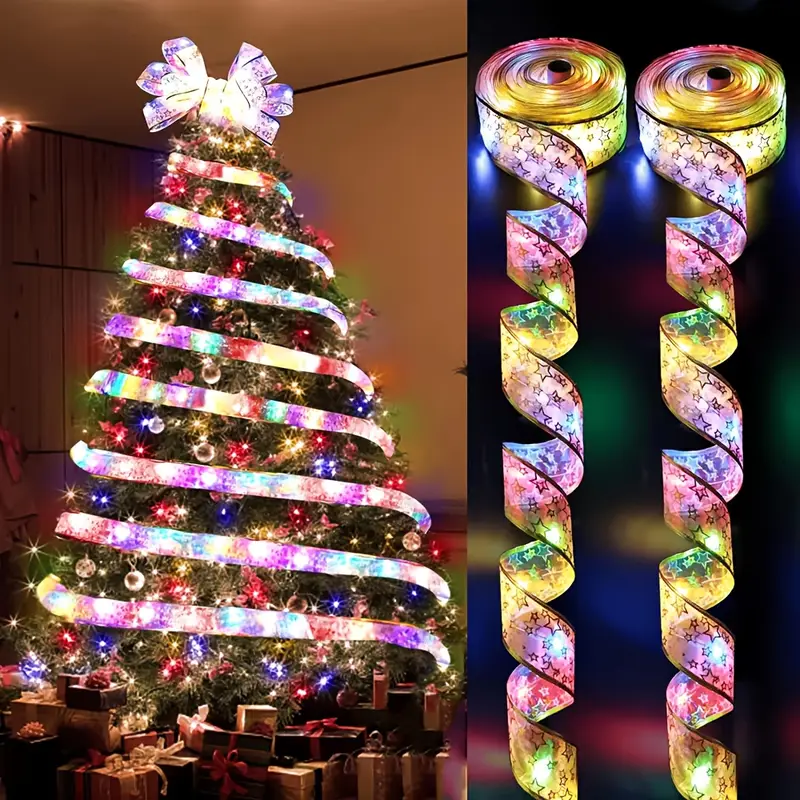 Cinta de Navidad con Luces LED