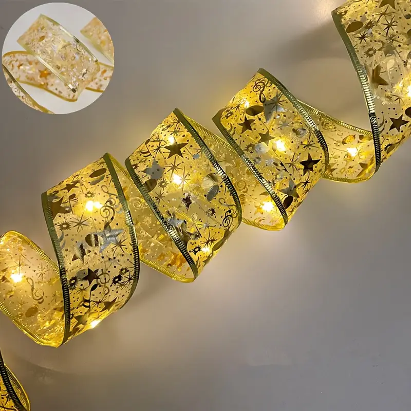 Cinta de Navidad con Luces LED