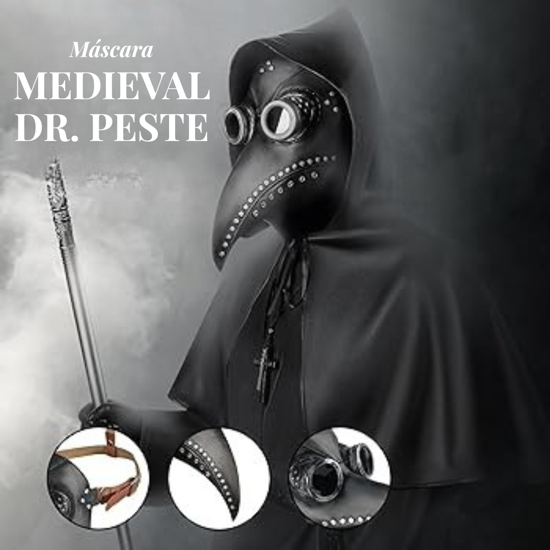 Máscara de Pico Doctor Peste 🦠