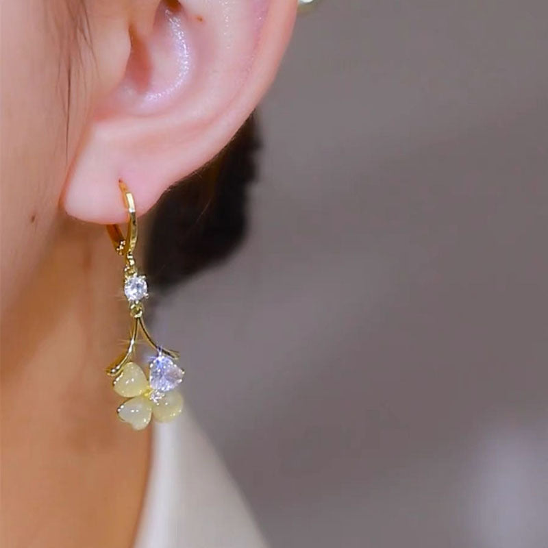 Pendientes Elegantes Trébol